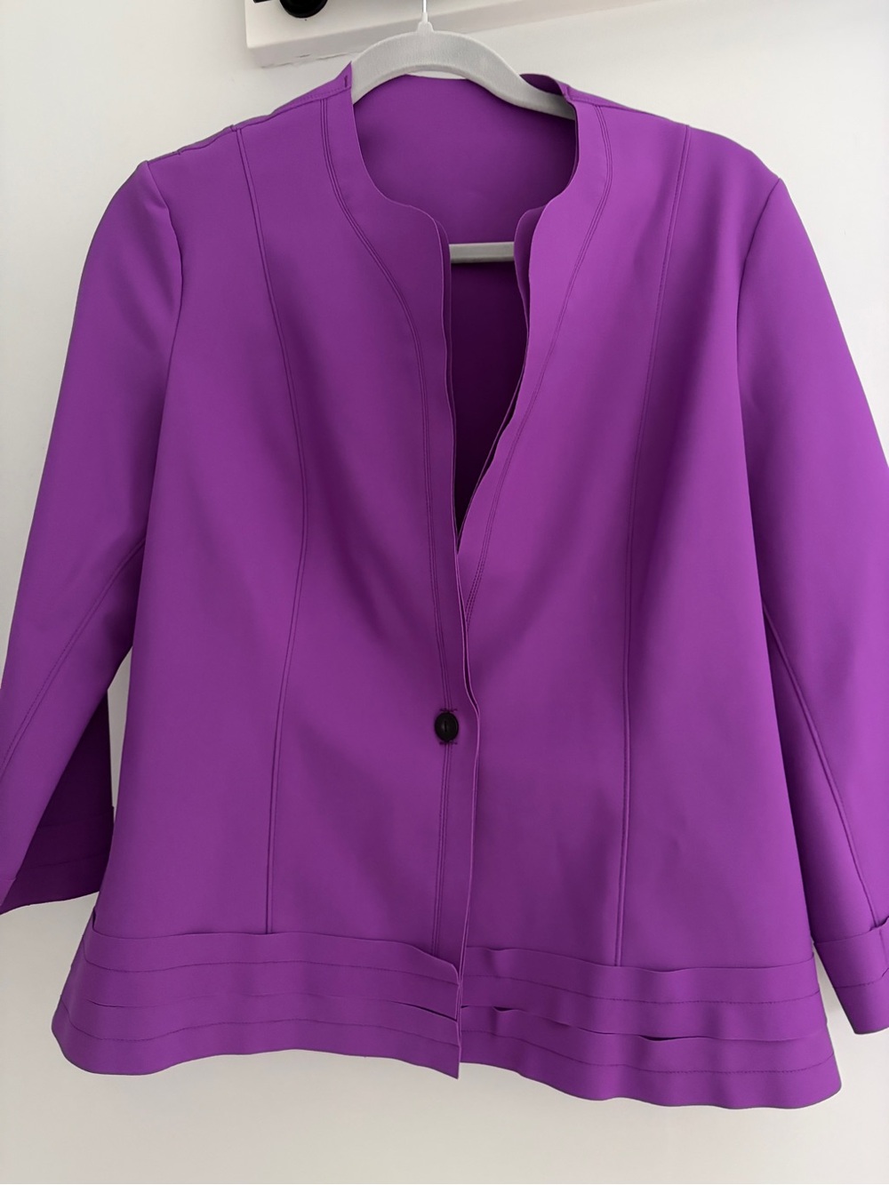 NWT Maria Pinto Virginie jacket in bougainvillea purple large